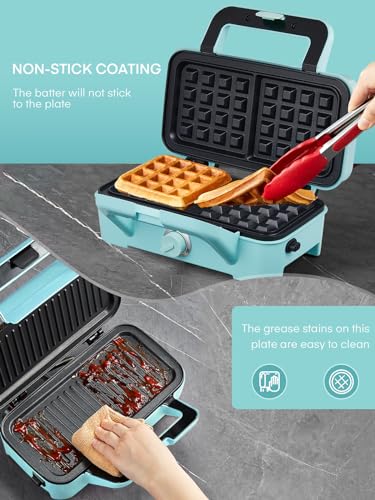 Waffle Maker 3 in 1 Sandwich Maker 1200W Panini Press
