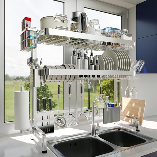 Over The Sink Dish Drying Rack