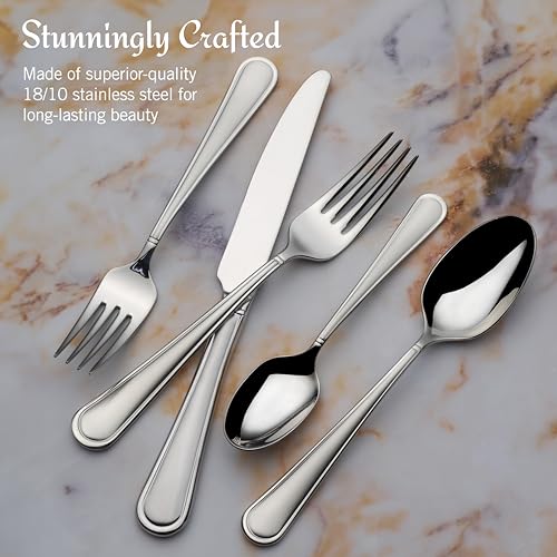 Virtuoso Frost Flatware Service for 12