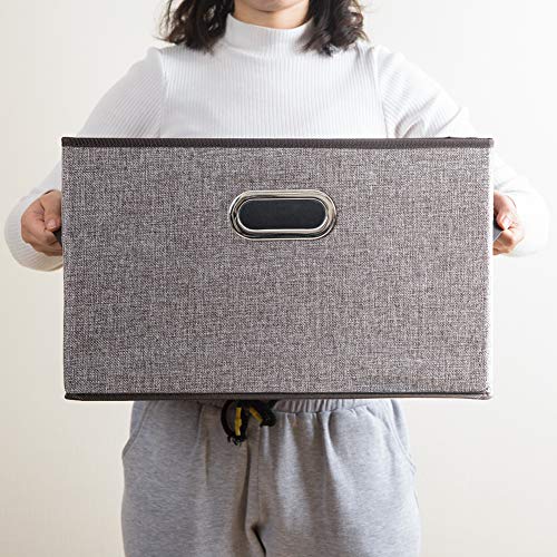 Larger Collapsible Storage Bins for Closet [5 (5 Count)
