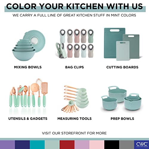 Kitchen Gadget Set Copper Plated Stainless Steel Utensils with Soft Touch Handles (7 Count)