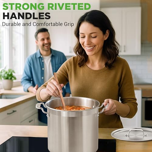 Stainless Steel Stock Pot with Lid