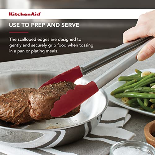 Silicone Stainless Steel Tongs