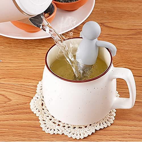 Tea Infuser for Loose Leaf Tea Extra Fine Mesh Tea Steeper Gray