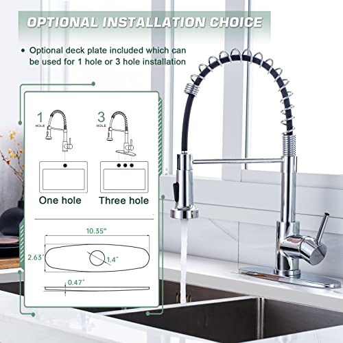 Pull Down Kitchen Faucet