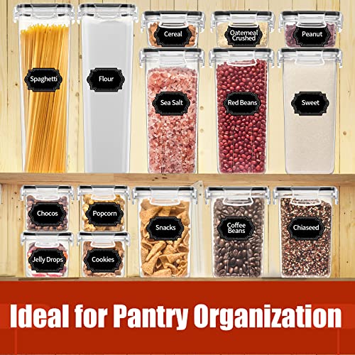 30 Pack Airtight Food Storage Containers for Organizers and Storage (30 Count)