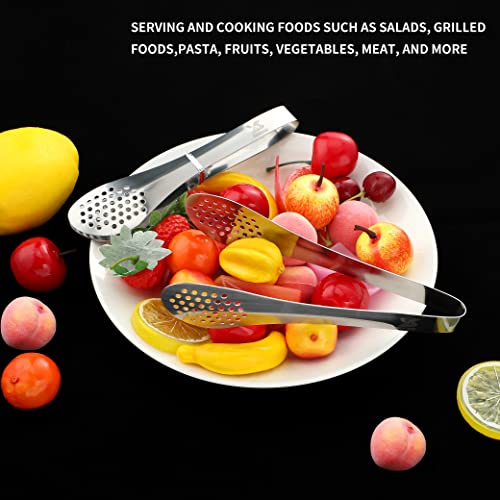 7inch Food Serving Tongs Stainless Steel Buffet Tongs