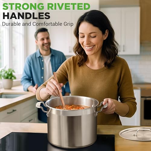14 Quart Stock Pot with Lid