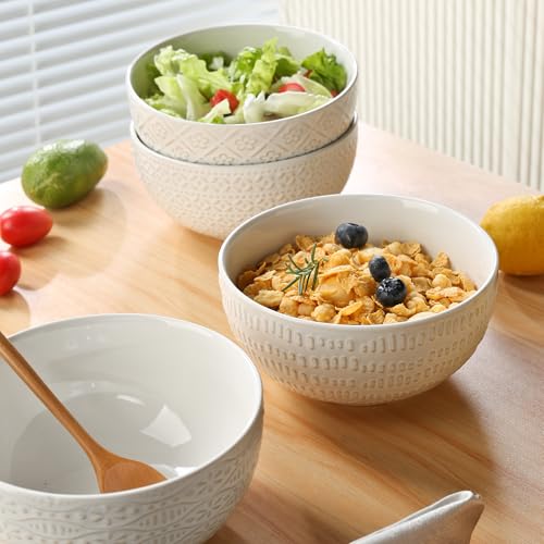 24 OZ Large Soup Bowls Set of 4