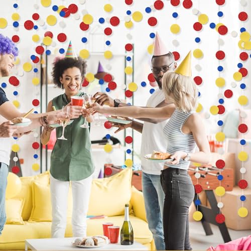 5 Pieces Circle Garland Banner Hanging (5 Count)