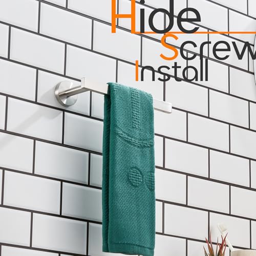 Bath Towel Rings Brushed Nickel Bathroom Towel Holder Modern Small Hand Towel Bar Wall Mount Stainless Steel AN3001BR