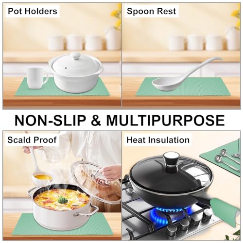 2 Pack 9.5"x14.2" Trivets for Hot Dishes (2 Count)