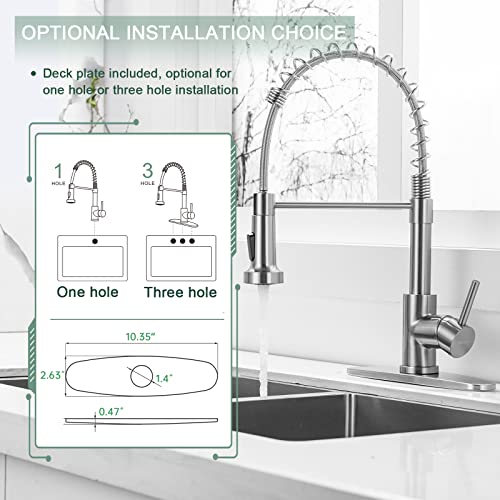 Laundry & Utility Sink Faucet with Pull