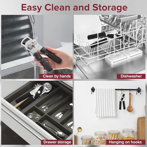 Multifunction Magnetic Manual Can Opener and Bottle Opener
