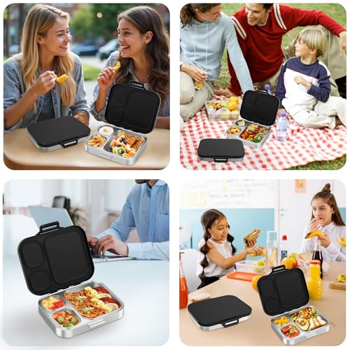 Stainless Steel Bento Lunch Box for Kids