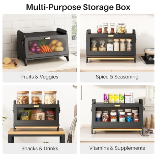 Bread Box for Kitchen Countertop
