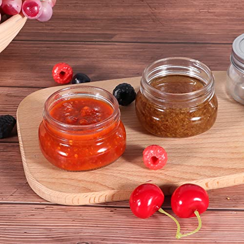 24 Pack 4 oz Glass Mason Jars (24 Count)