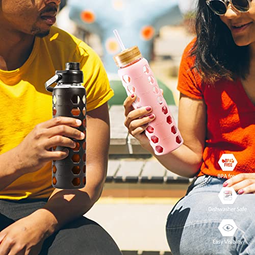 24oz Glass Water Bottle