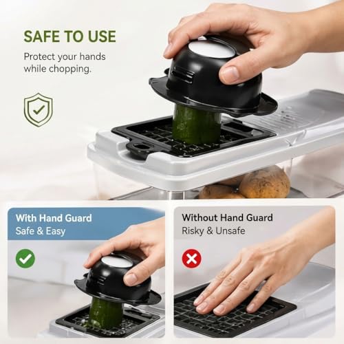 Multi 23-in-1 Pro Vegetable Chopper & Mandoline Slicer, 10 Blade-in-1 (23 Count)