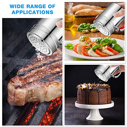 12 Pcs Stainless Steel Salt and Pepper Shakers