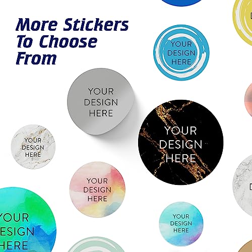 Custom Vinyl Stickers Your Image (100 Count)