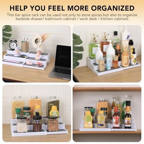 3 Tier Expandable Spice Rack (2 Count)
