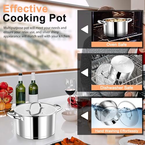 5 Quarts Stock Pot with Lid
