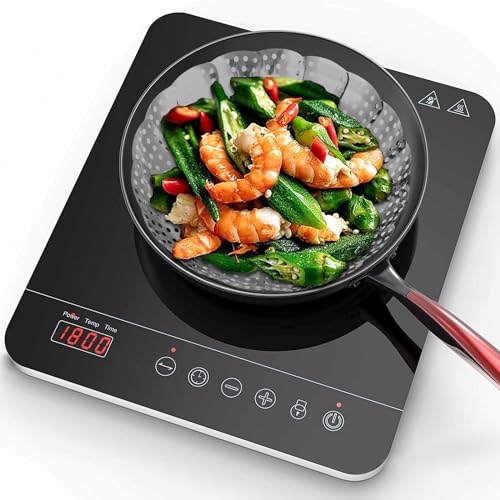 Vegetable Steamer Basket for Cooking with Extendable Handle