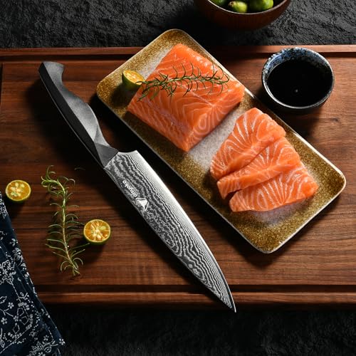 Professional Chef Knife 8 "Damascus Kitchen Knife 8C High carbon stainless steel Super sharp