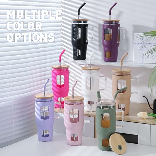 Glass Tumbler with Lid
