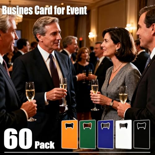 60 Pack Credit Card Bottle Opener (60 Count)