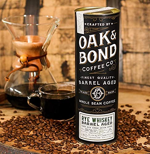 Rye Whiskey Barrel Aged Coffee (10 Ounce)