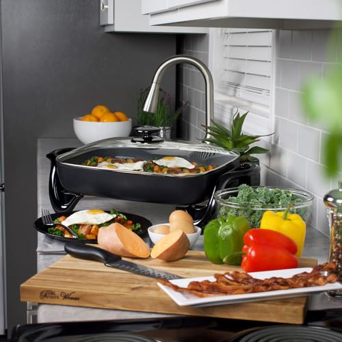 06852 16 Inch Electric Skillet with Glass Cover