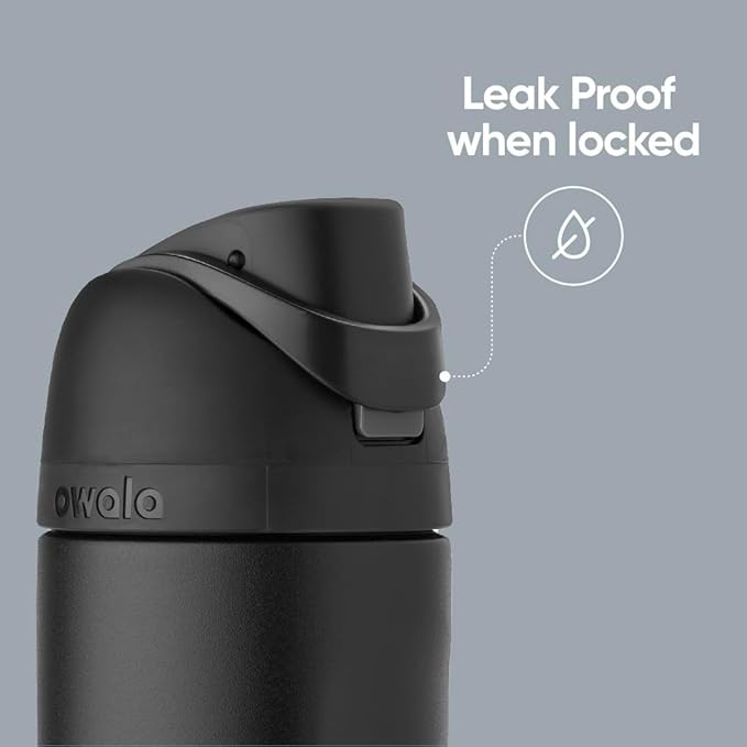 Owala FreeSip Insulated Stainless Steel Water Bottle with Straw for Sports, Travel, and School BPA-Free Sports Water Bottle, 24 oz, Surfs Edge | Insulated, with Straw, for Sports, Travel, and School, BPA-Free