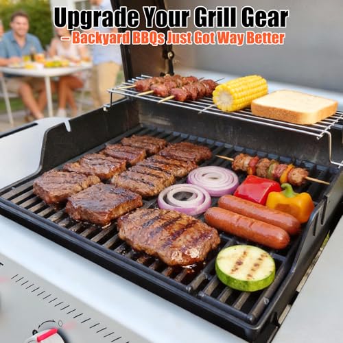 17.5 Inch Grill Grates for Weber Spirit 200 Series Front Control