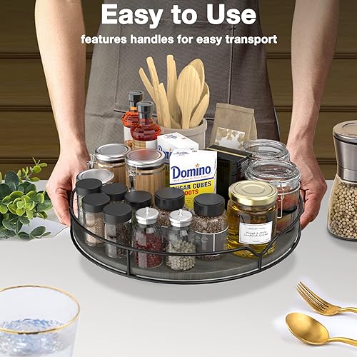 Lazy Susan Turntable Organizer with Anti