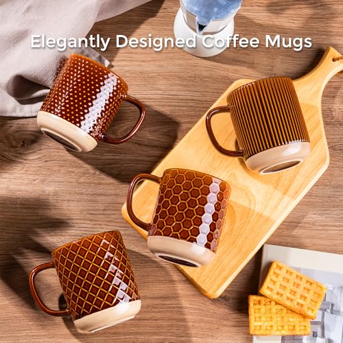 Coffee Mugs Set of 4 (4 Count)