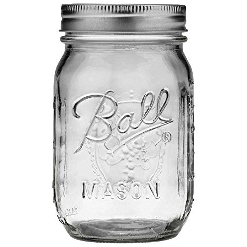 12 Ball Mason Jar with Lid (12 Count)