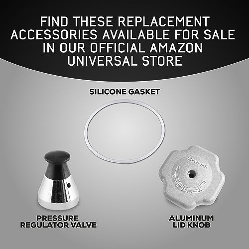 Large) 26-Quart Aluminum Pressure Cooker for Professional Use – Commercial-Grade, 1 Safety Valve, Reinforced Handles, Easy-Open Lid, – Ideal for Large Kitchens, and Restaurants