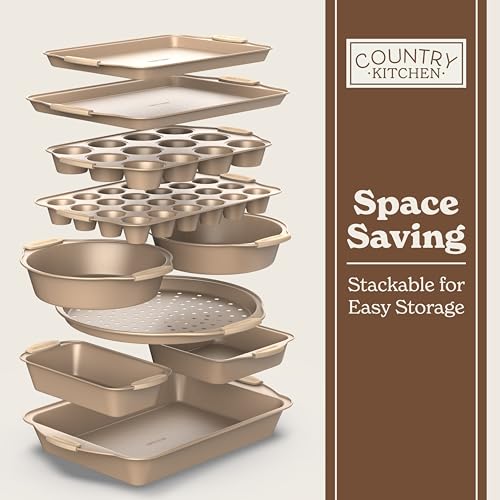 Nonstick Stackable Bakeware Set