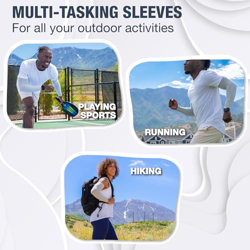 Non Slip Cooling Arm Sleeves for Men & Women