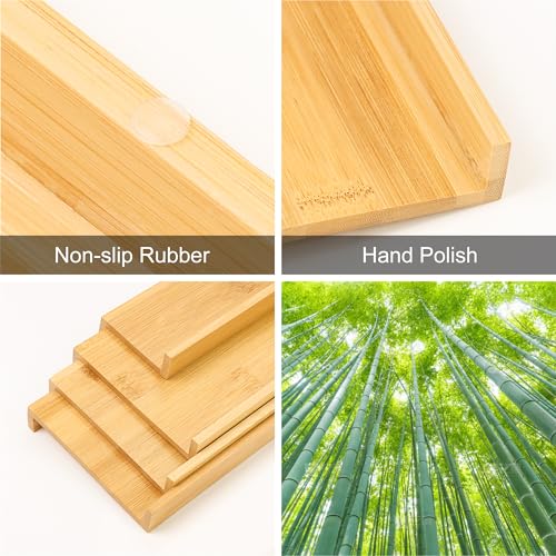 Spice Drawer Organizer with 20 Bamboo