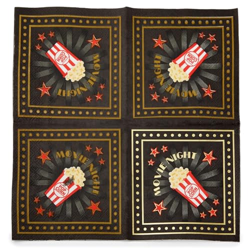 Movie Night Napkins (50 Count)