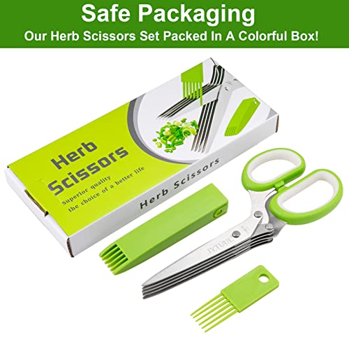 5 Blades Herb Scissors
