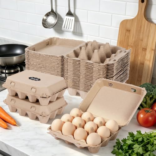 25 Pack Egg Cartons Bulk (12 Count)
