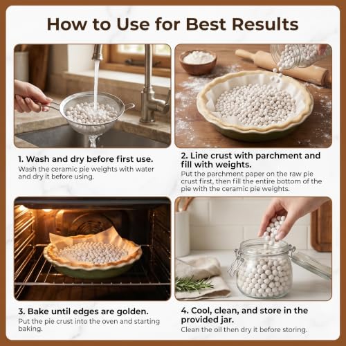0.94LB Ceramic Pie Weights (16 Ounce)