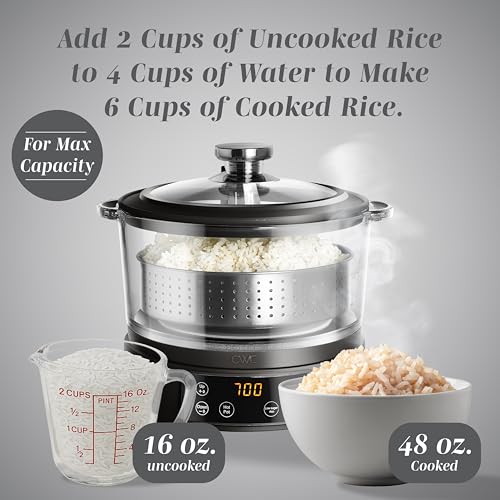 Glass Mini Low Carb Rice Cooker