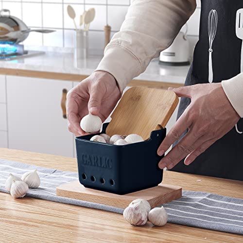 Garlic Keeper with Lid