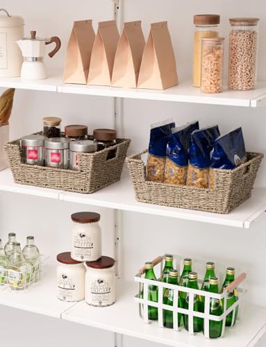Pantry Baskets for Organizing (2 Count)