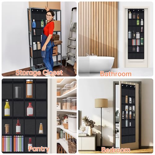 28 Pockets Door Hanging Cup Organizer Fit for Stanley Tumbler